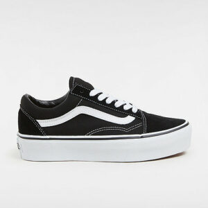 VANS Platform Old Skool Shoes (black/white) Women Black, Size 7