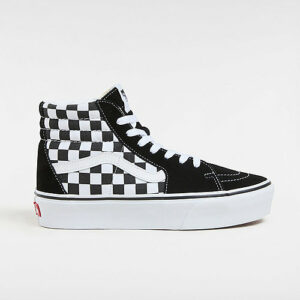 VANS Sk8-hi Platform 2.0 Shoes (checkerboard/tr) Women White, Size 3.5