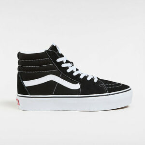 VANS Suede Sk8-hi Platform 2.0 Shoes (black/true Whit) Women Black, Size 4.5