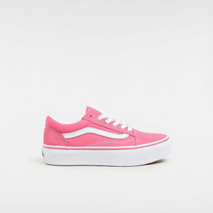 VANS Youth Old Skool Platform Shoes (8-14 Years) (honey Suckle) Youth Pink, Size 5