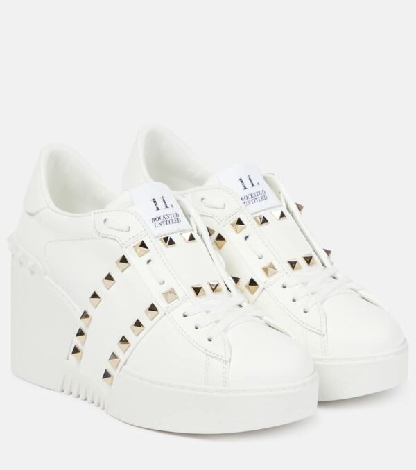 Valentino Garavani Open Disco leather wedge sneakers