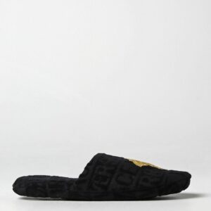 Versace Home Medusa terry cotton slippers