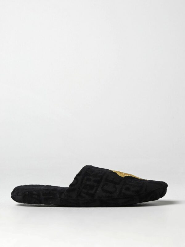 Versace Home Medusa terry cotton slippers