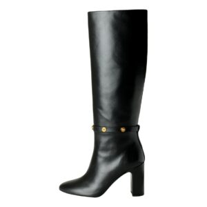 Versace Leather riding boots