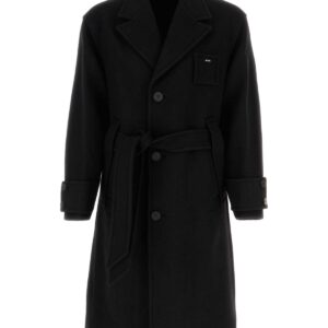 WOOYOUNGMI Black Wool Coat