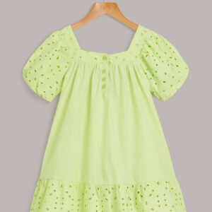 Whistles Kids Broderie Trapeze Dress