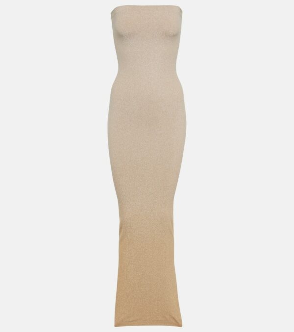 Wolford Fading Shine strapless maxi dress