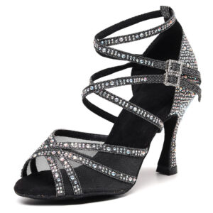 Women Rhinestones Strappy Dance Sandals