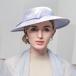 Women's Fashion Hat Sun Hat Wedding Party/evening Dress Elegant Bow Headdress