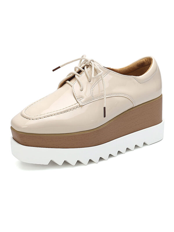 Women's Flatform Lace Up Oxfords