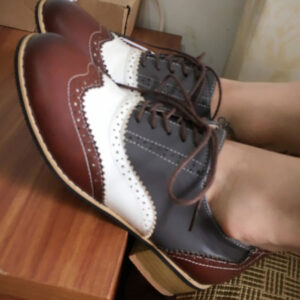 Women's Heeled Wingtips Oxfords