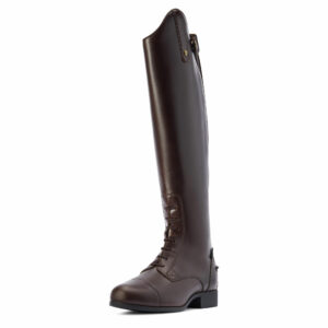 Women's Heritage Contour II Waterproof Insulated Tall Riding Boots in Waxed Chocolate, RT Width, Size 5.5, by Ariat