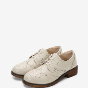 Women's Lace Up Brogue Wingtips Oxfords