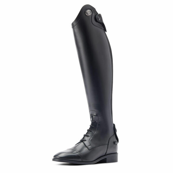 Women's Ravello Tall Riding Boots in Black Calf, B Medium Width, X-Slim Calf, Size 7, by Ariat