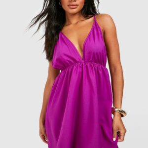 Womens Strappy Sundress - Purple - 18, Purple