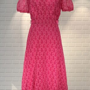 Wonderful Vintage 1970S Lace Bridgerton Style Hostess Belted Maxi Party Dress - UK 8