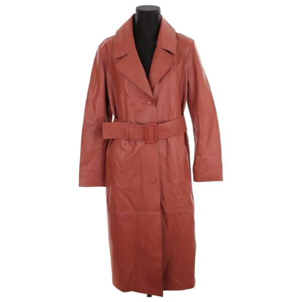 Yves Salomon Leather trench coat