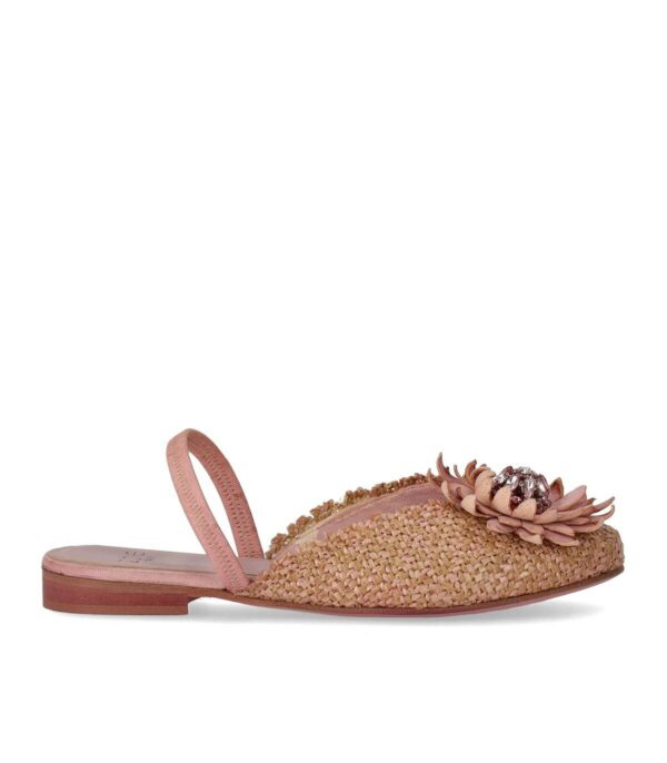 ZOE CLAIR PINK SLINGBACK BALLET FLAT SHOE