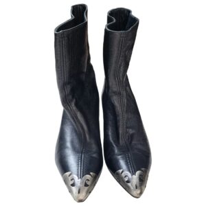 Zadig & Voltaire Mods Neo Clous leather cowboy boots