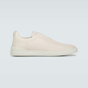 Zegna Triple Stitch leather sneakers