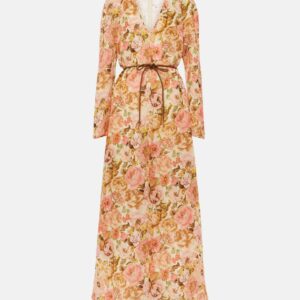 Zimmermann Floral linen maxi dress