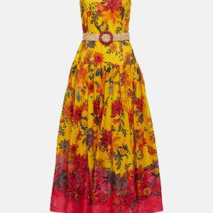 Zimmermann Ginger printed linen maxi dress