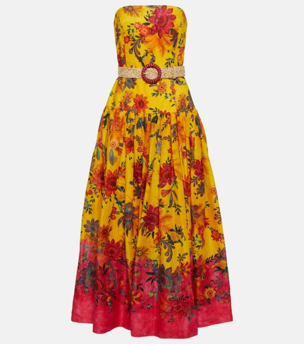 Zimmermann Ginger printed linen maxi dress