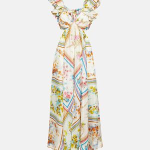 Zimmermann Halcyon floral silk maxi dress