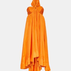 Zimmermann Halcyon halterneck silk midi dress