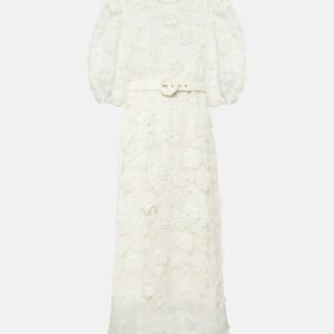 Zimmermann Halliday floral lace midi dress