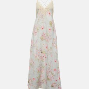 Zimmermann Halliday lace-trimmed floral maxi dress