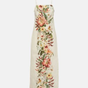 Zimmermann Lexi floral linen maxi dress