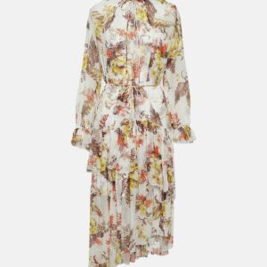 Zimmermann Matchmaker floral tiered midi dress