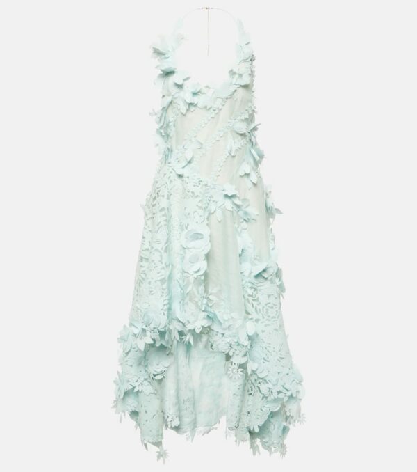 Zimmermann Natura linen and silk organza midi dress