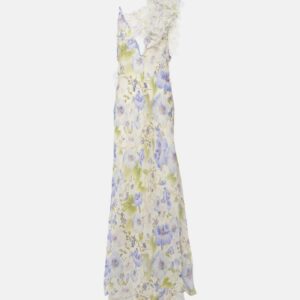 Zimmermann Natura linen and silk organza slip dress