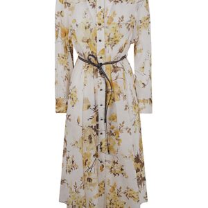 Zimmermann Ottie Tuck Shirt Dress