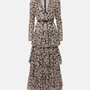 Zimmermann Ottie floral cotton midi dress