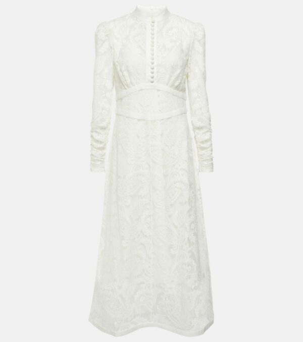 Zimmermann Paisley lace midi dress