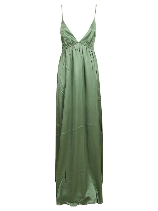 Zimmermann Sleeveless Satin Slip Maxi Dress