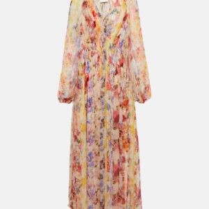 Zimmermann Wonderland floral georgette midi dress