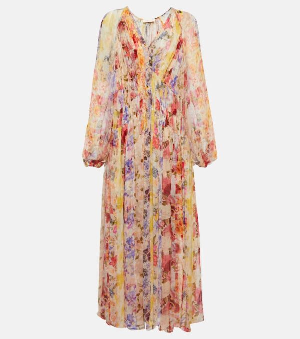 Zimmermann Wonderland floral georgette midi dress