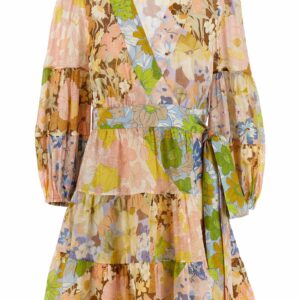 Zimmermann pop Wrap Dress