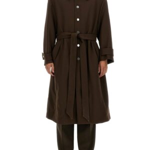 ami paris belted coat