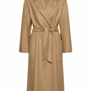 "ludmilla" Belted Cashmere Midi Coat