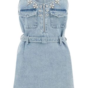 self-portrait denim Sleeveless Sheath Dress