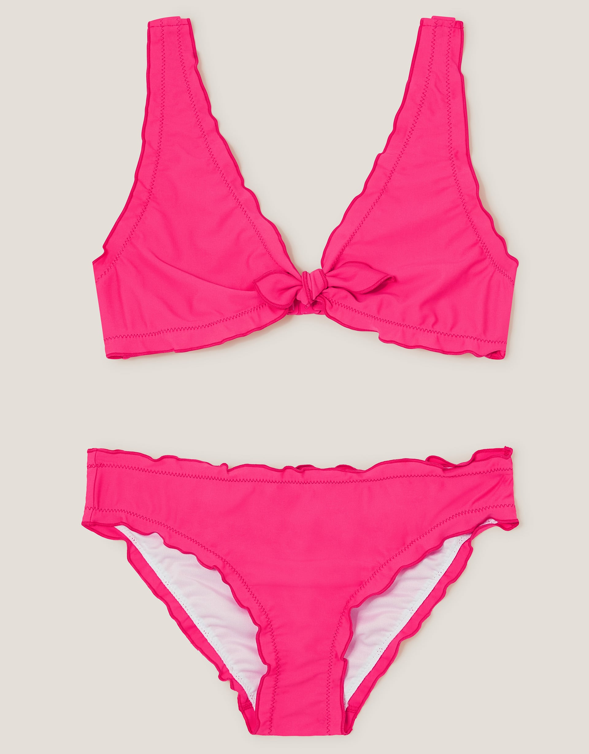 Frill Bikini Set Pink