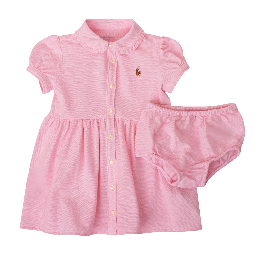 Knit Mesh Oxford Dress & Bloomer