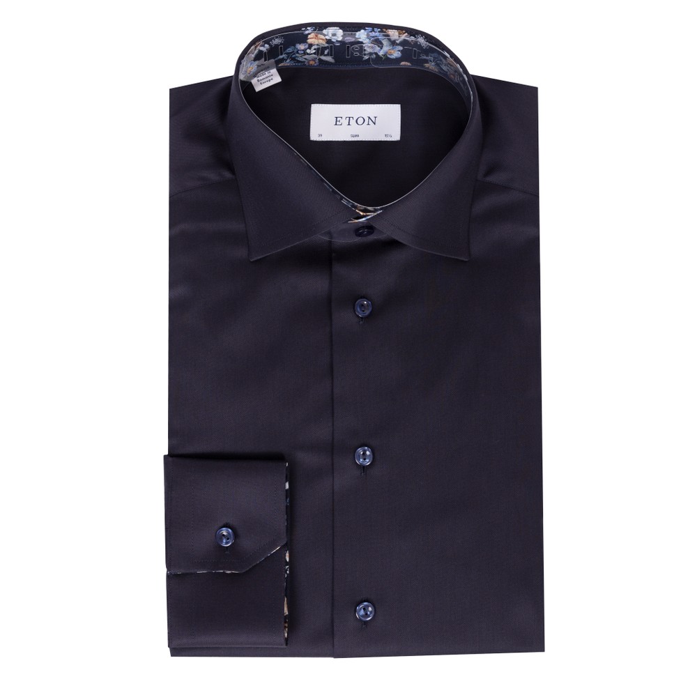 Essential Dress Shirt With Floral Trim