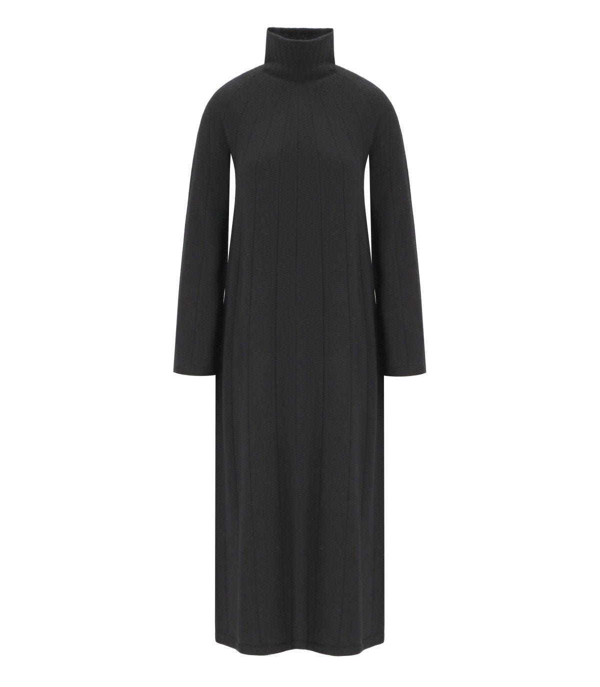 MM MAX MARA CILE BLACK KNITTED DRESS