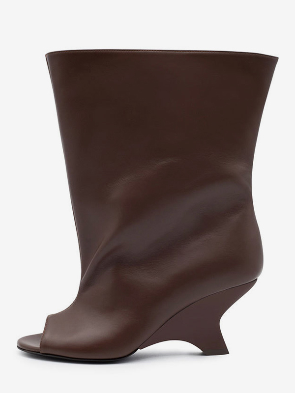 designed wedge heel boots